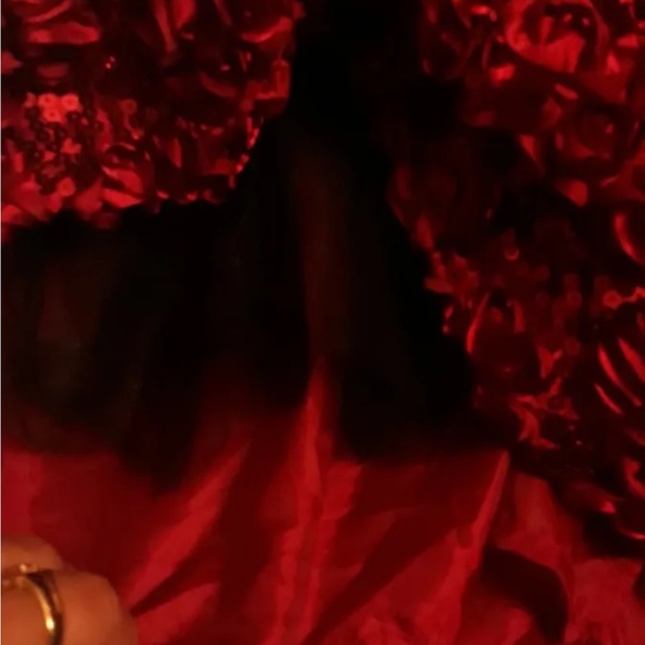 Very pretty Burgundy Party Wear Frock Dress 3yrs Old - Picture 4 of 5